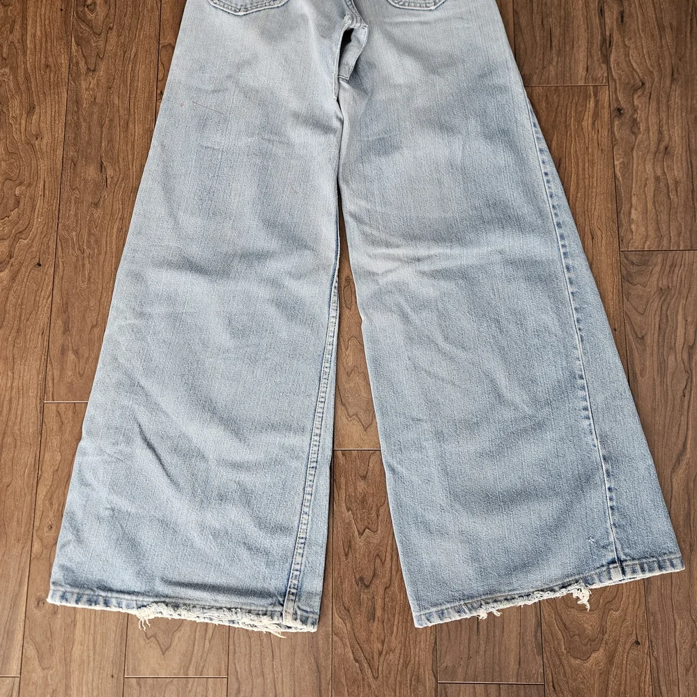 Light Blue Wide Leg Jeans - Picture 8 of 8